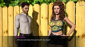 Two hot teen 18+s out for a walk with a milf