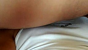 Chubby Latino gays dive into oral and bareback action with thick cum in mouth.