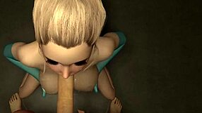 Busty Blonde Deepthroats Big Cock POV