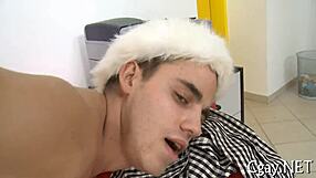 Hot gay scene with blow job and cock sucking