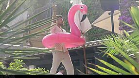 French Blonde Gets Fucked at Swinger Party!