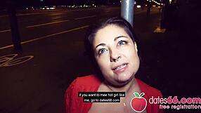 Filthy mature Liz De Lane sucks hard on English date