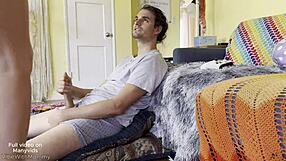 Naughty Babysitter Bent Over for Rimjob in Roleplay.