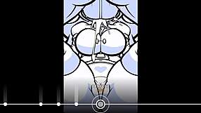 Watch Plucknix get fucked intensely by a huge cock in this hentai banging scene?