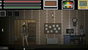 Man's lustful spirit hunt with Ryona in erotic hentai game