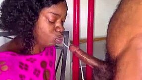 Stepsister Sucks, Spits, and Licks Stepbrother's 6-Inch Cock in Amateur Action