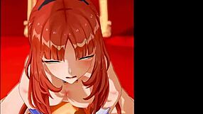 Genshin Nilou Bent Over in Doggystyle Motion Damage Voice Scene