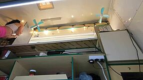 This Crazy Girl Flashes Her Ass at Work for Extra Cash