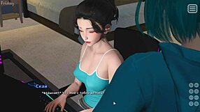 Pretty 3D cartoon lover fingering until she squirts in gameplay part 25.