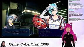 vtuber lewdneko plays cybercrush 2069 part 1
