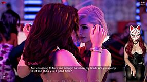 Ms. Denvers’ 40th birthday in the animated porn game