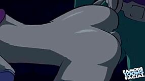 Starfire and Robin in doggy style sex scene with corrected audio