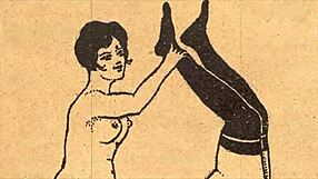 हेय, आज इन विंटेज इरोटिक अल्फाबेट ड्रॉइंग्स को चेक करो