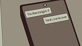 Gay men engaging in oral sex and anal sex in an animated video compilation