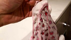 Stepmom and son share a wild moment in a hotel room with crazy antics.