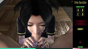 twin succubus sucks monster cock ep 13