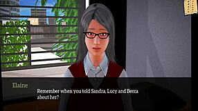 Blonde anime girl gets erotic ass in 3D hentai!