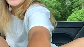 A crazy and a horny girl squirts during an audition