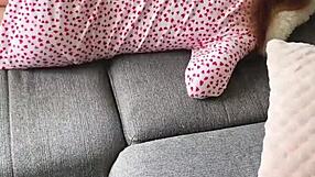 Hard morning sex, cum on mia bandini's petite body