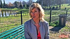 Emmy, a Belgian milf, feels hot in her ass and seeks satisfaction.