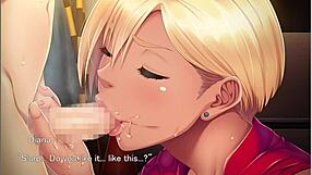 Anime game episode with wet elements