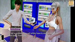 in the academy series, part 150 unfolds with game elements in anime hentai style