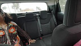 skinny carioca babe fucked by couple in beach woods, got caught