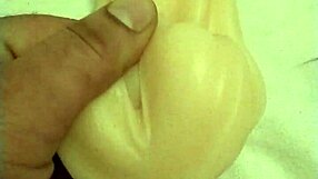 Intense Anal Finger Play on Artificial Pussy Doll