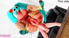 Brazilian Miku Animation Shows Big Tits and Monster Cock.