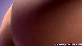 18-year-old stepsister gives great blow job and jerk off in this POV porn video