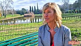 Emmy, a Belgian milf, feels hot in her ass and seeks satisfaction.