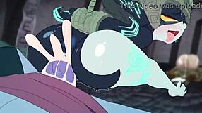 Phonk HMV with big tits and wild anime oral action