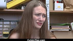 Damn! Stepgrandmother and Suspect Nailed Hard by Officer in Back Office!