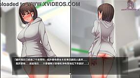 night walk to store naked, climaxing