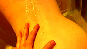 Amateur teen throws ass back hard on dick in shower