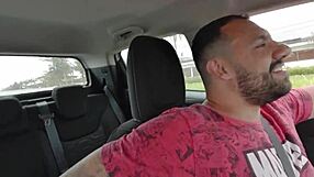 skinny carioca babe fucked by couple in beach woods, got caught