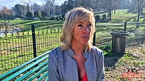 Emmy, a Belgian milf, feels hot in her ass and seeks satisfaction.