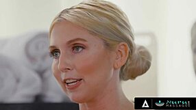 Nuru Massage Redhead Milf Stuns with Big Tits and Wild Cumshots