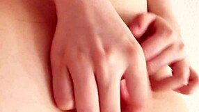 Dripping wet pink pussy in extreme close-up action