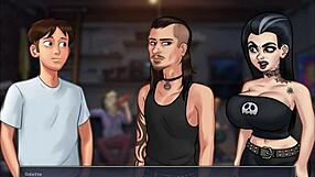 Steamy anime with ecchi elements and interactive gameplay