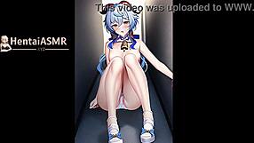 feeling the magic of blue haired hentai slut casting love spells