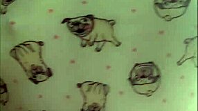 Daring Latina housewife teases boss in skirt with no panties at home