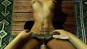 pov bdsm whore gets tight pussy creamed and pisses on cock