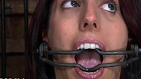 Hottie slut competes in bdsm game, sucking and fucking tight cunt from pov.