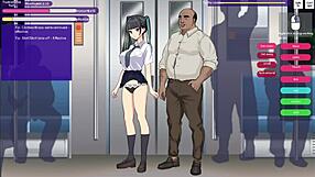 Horny Hentai Girl Gets Naughty on Subway Ride