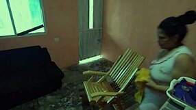 I seduce my neighbor and give him a deepthroat blowjob
