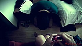 Mistress forces sub into femdom worship with feet domination