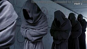 Wet nuns indulge in anal sin and double penetration