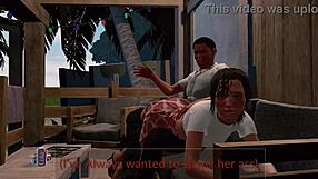 jack n emma spanked in paradise, oops forgot the safe word