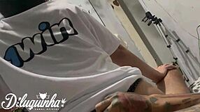 little white girl said she's on her period, but i made her squirt in pov